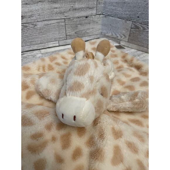 Kellytoy Giraffe Lovey 18x14”Stuffed Plush Security Blanket Soft Rattle Baby Toy - Picture 2 of 7